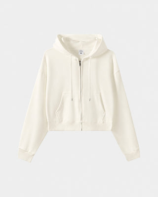 The Crop Zip Sweatshirt