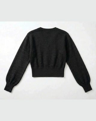 The Tie-Front Knit Crop