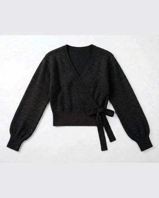 The Tie-Front Knit Crop