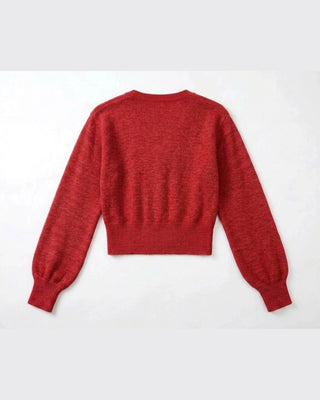The Tie-Front Knit Crop