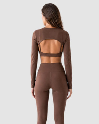 Women’s Cutout Long Sleeve Yoga Shrug