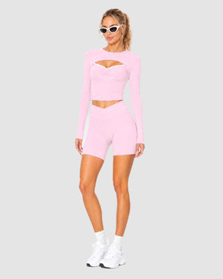 Women’s Cutout Long Sleeve Yoga Shrug