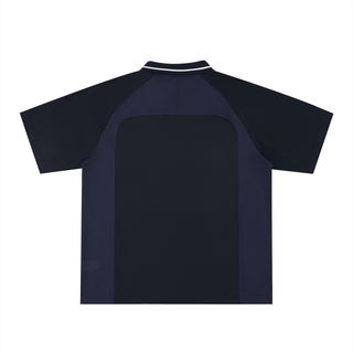 Striped V-Neck Soccer Jersey