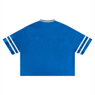 Unisex Boxy Striped Soccer Jersey