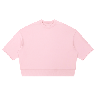 Unisex Mineral Wash Boxy Raw Edge T-Shirt