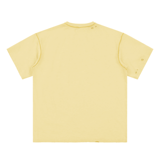 Hand-frayed Reversible T-shirt