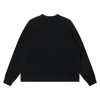 Unisex Waffle Boxy Long Sleeve T-Shirt