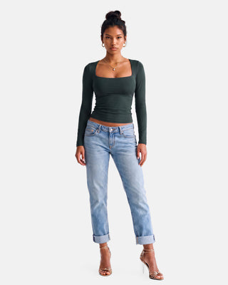 Slim-Fit Long-Sleeve T-Shirt