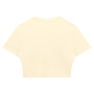 Women's Slim Ribbed Crop T-Shirt