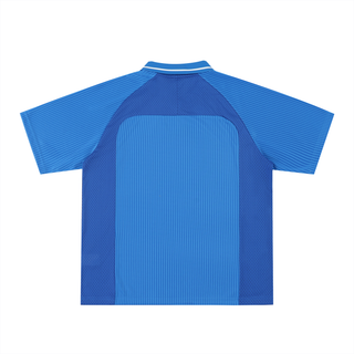 Striped V-Neck Soccer Jersey