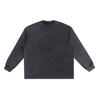 Snow Washed Frayed Edge T-Shirt