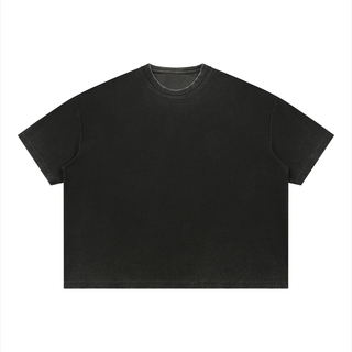 Unisex Vintage Wash Sunfade Boxy Waffle T-Shirt