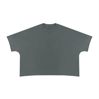 Unisex Heavyweight Boxy Raw Edge T-Shirt