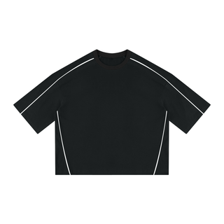 Unisex Heavyweight Boxy Piping T-Shirt