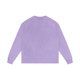 Acid Wash Oversize Long Sleeve T-Shirt