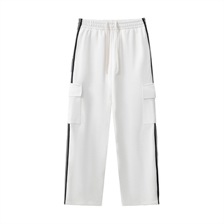 Side Stripe Straight-Leg Pant