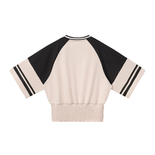 Women's Color Block Ruched T-Shirt