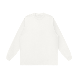 Unisex Raw Hem Long Sleeve T-Shirt