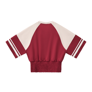 Women's Color Block Ruched T-Shirt