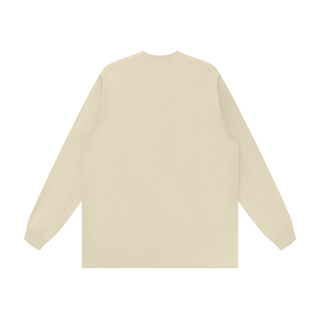 Unisex Raw Hem Long Sleeve T-Shirt