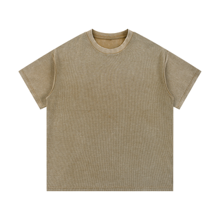 Mineral Wash Waffle Knit T-Shirt
