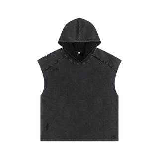 Snow Wash Boxy Hooded Tank