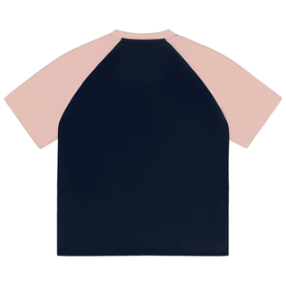 Color-Blocked Raglan Sleeve T-Shirt