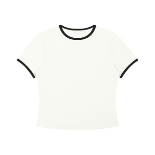 Women’s Color Block Crop T-Shirt