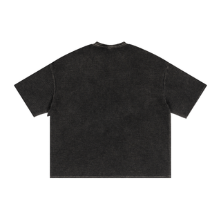 Textured Waffle Washed Boxy T-Shirt