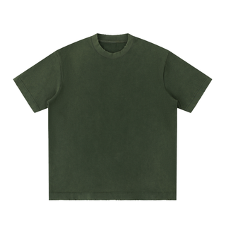 Heavyweight Vintage Washed Frayed T-Shirt