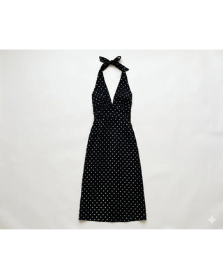 The Polka Dot Halter Maxi