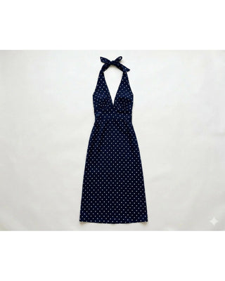 The Polka Dot Halter Maxi