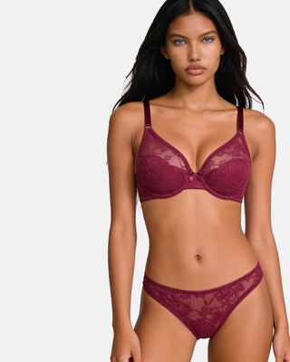 Lace Deep Plunge Demi Bra