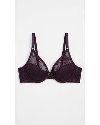 Lace Deep Plunge Demi Bra