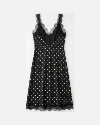 The Lace Polka Dot Slip Dress