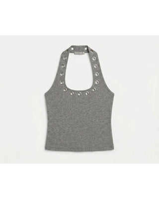 Metal Cutout Halter