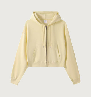 The Crop Zip Sweatshirt