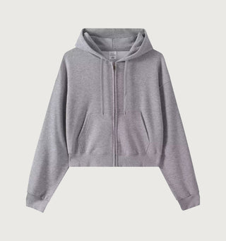 The Crop Zip Sweatshirt