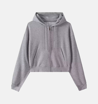 The Crop Zip Sweatshirt