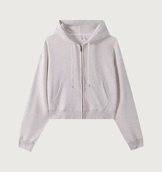 The Crop Zip Sweatshirt