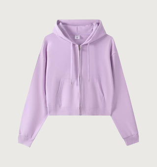The Crop Zip Sweatshirt