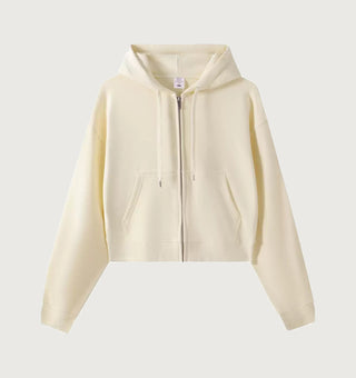 The Crop Zip Sweatshirt