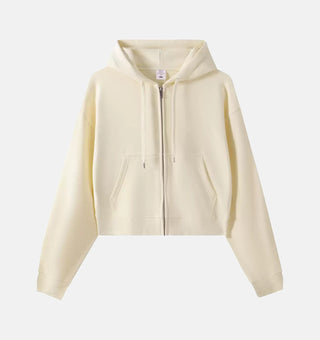 The Crop Zip Sweatshirt