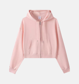 The Crop Zip Sweatshirt