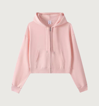 The Crop Zip Sweatshirt