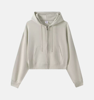 The Crop Zip Sweatshirt