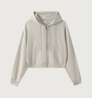 The Crop Zip Sweatshirt