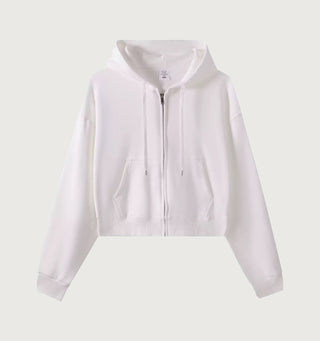 The Crop Zip Sweatshirt