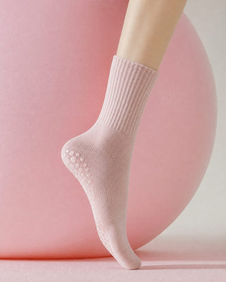 Anti-Slip Pilates Mid-Calf Socks – Regular Style