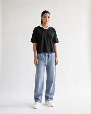 Unisex Striped Boxy Soccer Jersey